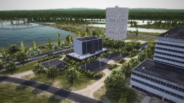 Мод "Magnolia Building Lake Charles" для Workers & Resources: Soviet Republic 3