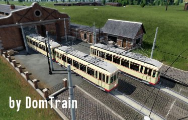 Мод «Rheinbahn Düsseldorf Tw 106-119» для Transport Fever 2 1