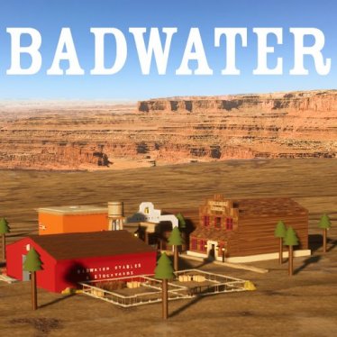 Мод "Wild West town Badwater" для Brick Rigs
