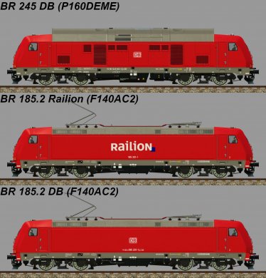 Мод «Bombardier Traxx 2» для Transport Fever 2 1