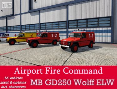 Мод "MB GD250 Wolff ELW" для Transport Fever 2 1