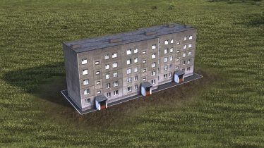 Мод "Prefabricated blocks of flats (5 этажей)" для Workers & Resources: Soviet Republic 3