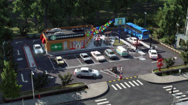 Мод «New Drive-thru [uep2]_15» для Transport Fever 2 3