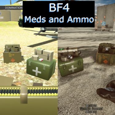 Мод «BF4 Meds and Ammo» для Ravenfield (Build 21)