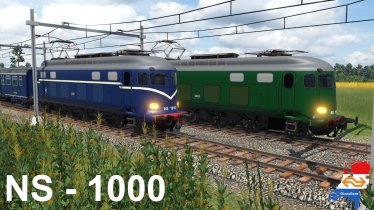 Мод «NS 1000 (Blue/Green)» для Transport Fever 2