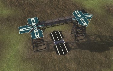 Мод "Conveyor Road & Rail Crossings" для Workers & Resources: Soviet Republic 0