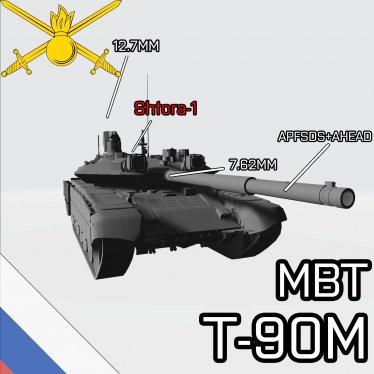 Мод «T-90M» для Ravenfield (Build 25)