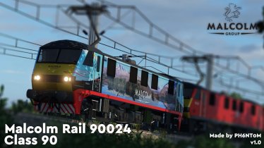 Мод «Class 90 - 90024 Malcolm Rail» для Transport Fever 2