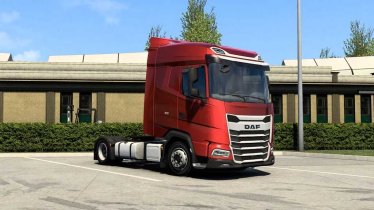 Мод Low deck chassis addon for DAF XG/XG+ версия 1.4 для Euro Truck Simulator 2 (v1.48.x, 1.49.x)