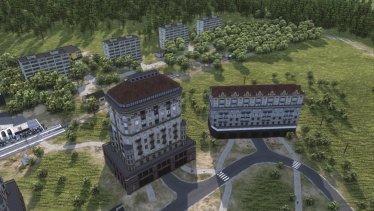 Мод "Ampir houses" для Workers & Resources: Soviet Republic 1