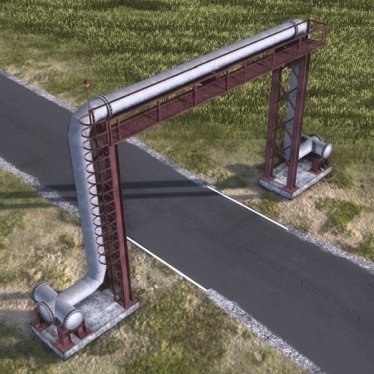 Мод "Pipeline overpass" для Workers & Resources: Soviet Republic