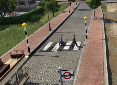 Мод «UK Road Crossings» для Transport Fever 2 1