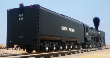 Мод "Union Pacific Living Legend FEF-3844" для Brick Rigs 2