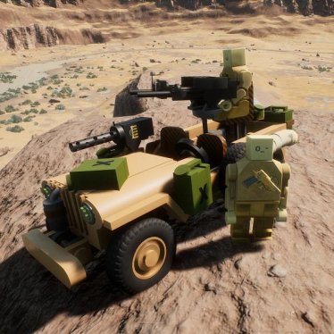 Мод "Willys MB SAS" для Brick Rigs