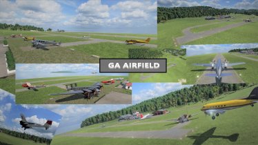 Мод "GA Airfields" для Transport Fever 2 0