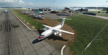 Мод «BAE-146 short field use» для Transport Fever 2