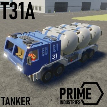 Мод "Prime T31A Tanker Truck" для Brick Rigs