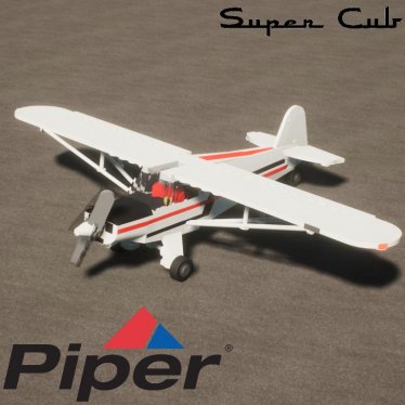 Мод "TDAC Piper Aircraft PA-18-150 Super Cub" для Brick Rigs