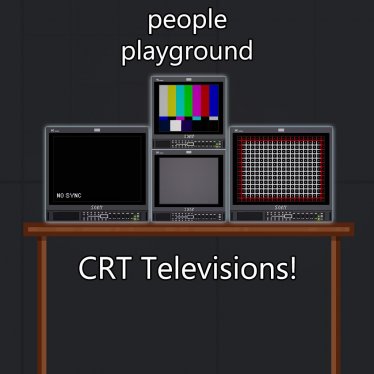 Мод "CRT Televisions" для People Playground