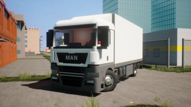 Мод "MAN TGX 18.500 4x2 Box Truck" для Brick Rigs 3