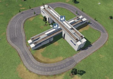 Мод «Roughly made elevated station» для Transport Fever 2