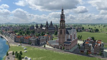 Мод "World Monuments Collection N.17: Westerkerk" для Transport Fever 2 3