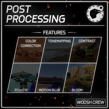 Мутатор «Post Processing Mutator - Woosh Crew» для Ravenfield (Build 21)