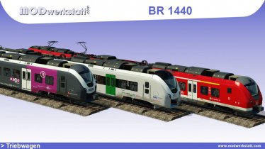 Мод «Alstom Coradia Continental BR 1440» для Transport Fever 2