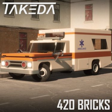 Мод "1961-1967 Takeda N3500 Ambulance" для Brick Rigs