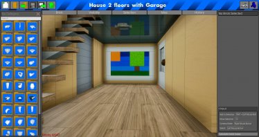 Мод "House 2 floors with Garage" для Brick Rigs 2