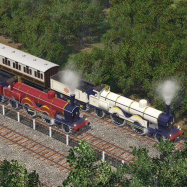 Мод «LNWR 'Greater Britain' & 'Queen Empress'» для Transport Fever 2