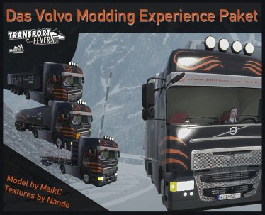 Мод «Volvo MN16 with various trailers» для Transport Fever 2