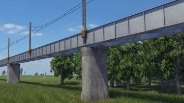 Мод «Bridge Type-2 Iron bridge» для Transport Fever 2 3