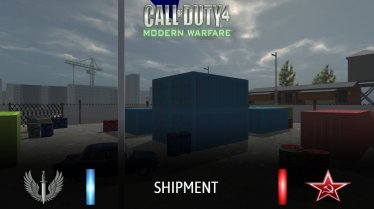 Карта «Shipment (Call of Duty 4: Modern Warfare)» для Ravenfield (Build 21)