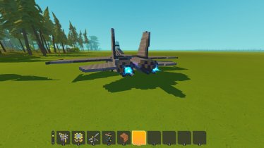 Мод "Su-27" для Scrap Mechanic 1