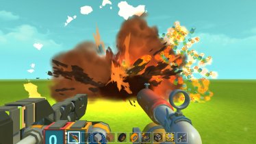 Мод "Early survivor's gun" для Scrap Mechanic 2