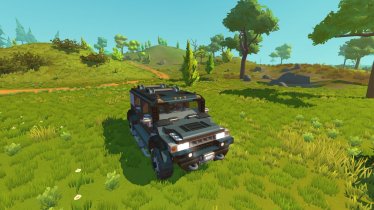 Мод "Hummer H2" для Scrap Mechanic 2