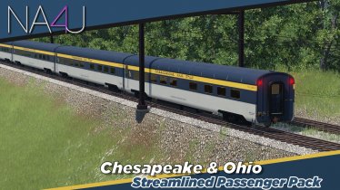 Мод «Chesapeake & Ohio P85v2 Coach Pack» для Transport Fever 2 1