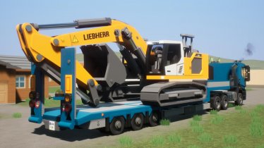 Мод "LIEBHERR R934 GEN8 excavator" для Brick Rigs 2