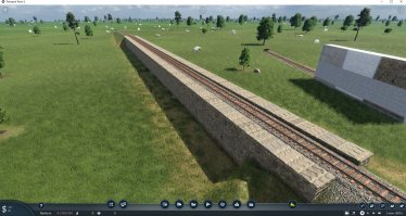 Мод «Retaining wall asset» для Transport Fever 2 3
