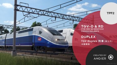 Мод «TGV-Duplex & TGV-RD» для Transport Fever 2 3