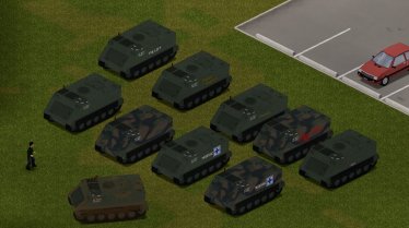 Мод "Vilespring's M113A1 Armored Personnel Carrier [B41]" для Project Zomboid 3