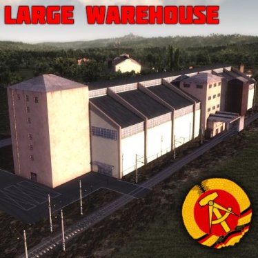 Мод "Large Warehouse" для Workers & Resources: Soviet Republic