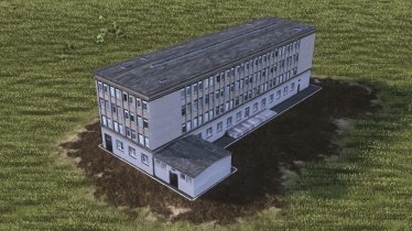 Мод "School (60s, 4-storey)" для Workers & Resources: Soviet Republic 1