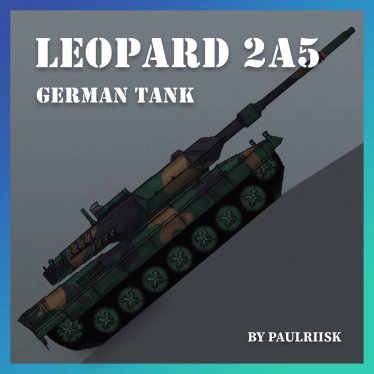 Мод "Leopard 2A5 (German Tank)" для People Playground