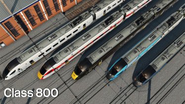 Мод «Hitachi Class 800» для Transport Fever 2 0