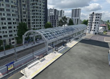 Мод «Modular Station Roof (Modern)» для Transport Fever 2 0