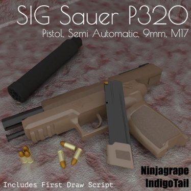 Мод «SIG Sauer P320 (M17)» для Ravenfield (Build 21)