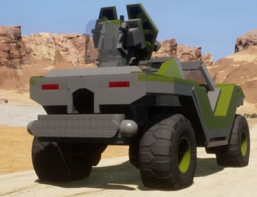 Мод "UNSC M12 Warthog LRV -Halo 3-" для Brick Rigs 2