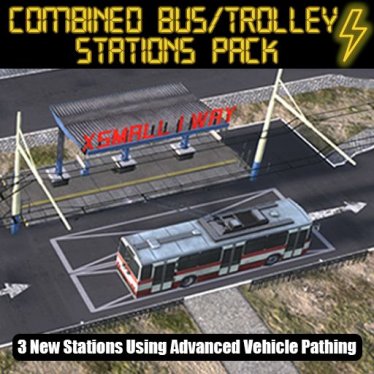 Мод "Bus/Trolley Combo Stations" для Workers & Resources: Soviet Republic